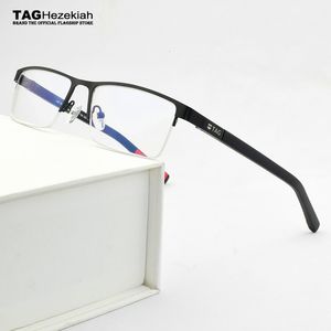 Solglasögon ramar Tag Brand Glasses Frame Fashion Eyeglasses S Men 0882 Optisk design Vintage Women de Grau 221111