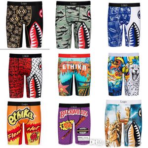 Designer Underpants For Mens Sexy Ice Silk Quick Dry Shorts With Bags Fashion Printed Boxers Breathable Underwear Clothes