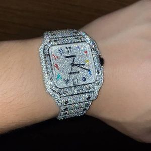 Luxusuhren Herrenuhr Designeruhren hochwertige Uhrwerkuhren Herren Moissanit-Uhr Iced Out-Uhr Diamantuhr Montre automatische mechanische Uhr 049