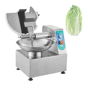 Electric Stainless Steel Meat Chopper Mixer Bowl Table Top Cutter For Sausage Making Machine