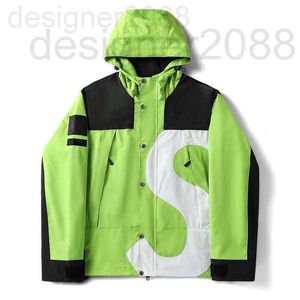 Erkek Ceketler Tasarımcısı 2022 Yeni Erkekler ve Kız Sevenler 'Ceket Rüzgar Tabanlı Nakış Etiketi Bahar Sonbahar Kış Gündelik Moda Ceket Stz3