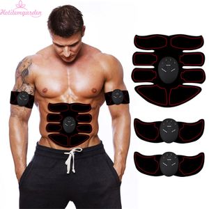 Gesundheitsgeräte Muskeltoner Bauchmuskelgürtel EMS ABS Toner Körpermuskeltrainer Drahtlose tragbare Unisex-Fitness-Trainingsausrüstung