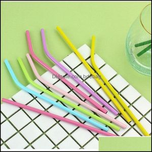 Drinking Straws Stainless Steel Ma Caron Color St Drinks Coffee Colour Sts Tea With Milk Pipette Environmental Mti Style 1 98Yfh1 Dr Dhvtw