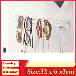 Jewelry Pouches Packaging Display Necklace Rack Metal Stand Holder Organizer Storage Non-Skid Earring Ring