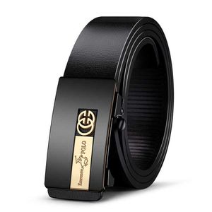 Moda Belt Belt Masculino Mulheres Genuínas Couro Puro Couro Automático Buckle Jeans Versátil Versátil Versátil