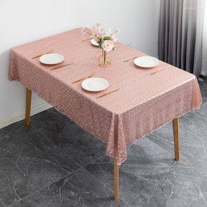 Tischdecke, 10 Stück, Pailletten-Tischdecken, quadratisches Dekor, glitzernde Abdeckungen, El-Hochzeitsbankett, rund, Rosa, Gold, Rot