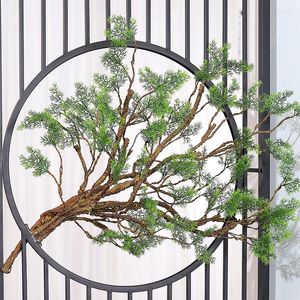 Decorative Flowers 100cm Artificial Fake Tree Twig Plants Pine Branches Liana Wall Hanging Grass Rattan Plastic Flexible Flower Vines