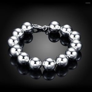 Strand 14m Buddha Ball Bracelet For Women 925 Stamped Silver Color Luxury Quality Trendy Woman Jewelry 2022 Wholesale Accessories Gifts