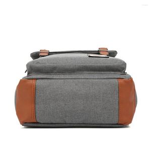 Sırt çantası açık güçlü yük taşıma seyahat vintage oxford bez sırt çantası