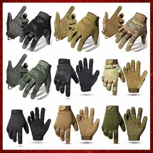 ST76 MOTORCYCLE Full fingerhandskar Skyddande Gear Pit Biker Riding Motorcykel Moto Enduro Motocross Cycling Racing Glove Men