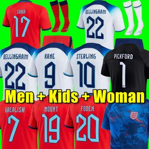 2022 soccer jersey KANE STERLING RASHFORD GREALISH MOUNT FODEN SAKA 22 23 eNGLanDS football shirt women men kids kit uniforms ALEXANDER-ARNOLD PICKFORD BELLINGHAM