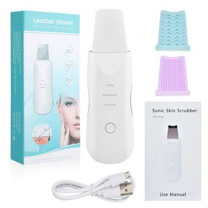 Ultrasonic Skin Scrubber Deep Face Cleaning Machine Peeling Shovel Facial Pore Cleaner Face Skins Scrubbers Lift Beauty Instrument 296