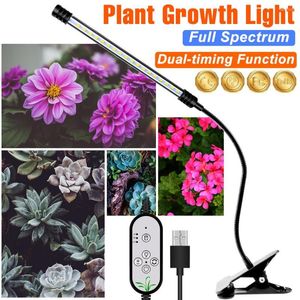 Grow Lights LED Light Hydroponics Phytolamp för växter Blommafrön Growbox Phyto Lamp med tidpunkt Dimbar inomhusodling
