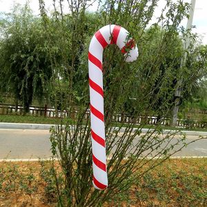 Christmas Decorations Simple And Cute Children's Candy 6-color Inflatable Cane Family Party Birthday Toy Decoration Pendant