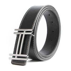 Belts Luxury Designer Brand Cowhide Letter Belt Men High Quality Women Genuine Real Leather Dress Cowhide Strap for Jeans Waistband T220929