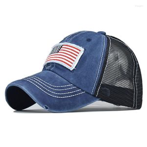 Caps de bola Cap boné de beisebol masculino tático Algodão Militar Dad Hat USA American Flag US UNISSISEX Hip Hop Sport ao ar livre Chapéus solares