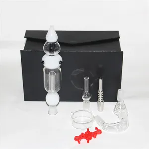 Hookahs Glass NC Kit Hookah 14mm Quartz Domeless Titanium Tip Straw Dab Bong Honeybird Accessories Rigs Water Pipes