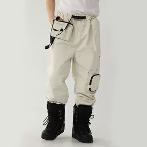 Calça de esqui neve mulheres snowboard de inverno usa esportes ao ar livre homens macacão de macacão quente feminino à prova d'água de roupas à prova d'água