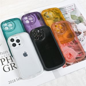 TPU-Hülle für Apple iPhone 14 Pro Max Plus 13 12 11 Transparente Schutzhülle mit großen Augen