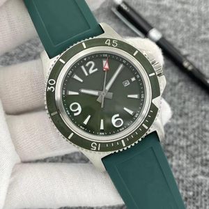 Herren New Era Automatic Watch 46mm Gummi klassisches Riemenhandgelenk Armbanduhr Designer Mode exquisite saphire wasserdichte Uhren