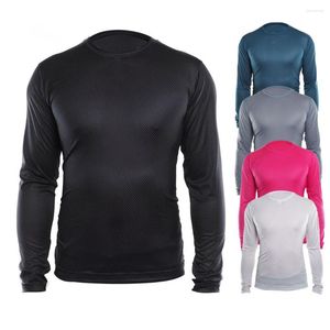 Jackets de corrida 2022 Bike Cool Mesh Fitness Cycle Cycling Base Camadas de bicicleta Camisa de manga longa Esporte esporte de roupas íntimas de roupas íntimas