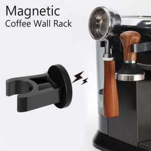 Coffee Tea Sets Portafilter Wall Rack Magnetic Espresso Filter Holder 51MM/53MM/58MM Tamper Mounted Tools 221114