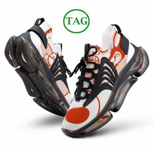 Scarpe da corsa elastiche da esterno Uomo Donna Moda tutti i colori dell'arcobaleno scarpe da ginnastica da uomo da donna traspiranti personalizzate sportive T1