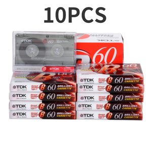 Lettore CD 10pc Lettore di cassette vuote standard Vuoto 60 minuti Registrazione su nastro audio magnetico Per registrazione di musica vocale Alta qualità 221115