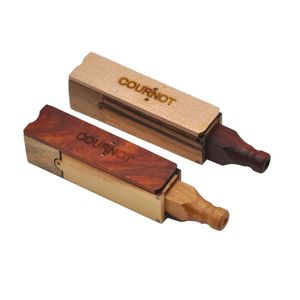 Pipa de tabaco COURNOT, pipa de madera hecha a mano duradera para fumar, pipas para cigarros, regalo fresco, Color aleatorio