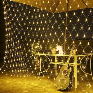 Stringhe 8 Modie LED Net Light 1.5 1,5 m/3 2m/6 4m Giardino vacanza Decorativo Canda di Natale Icico