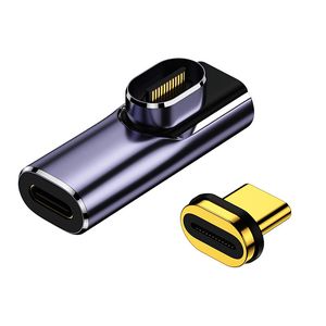 10 TEILE/LOS Typ C Magnetische Adapter 24 Pins usb-C Stecker Konverter 100W Quick Charge 8K 40gbps Datenübertragung Video Ausgang Für