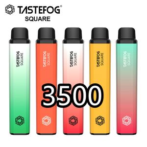 QK Max 3500 Puffs Darmowable Vapor E papierosy z akumulatorami do amerykańskim AU Tastefog Square