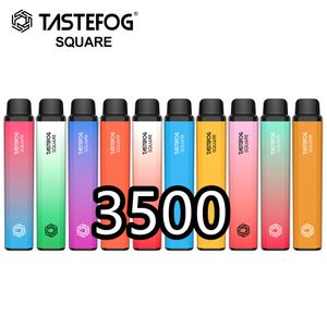 Qk Max Vapes engångsspuff 3500 E -cigaretter med uppladdningsbart batteri för USA AU Tastefog Square