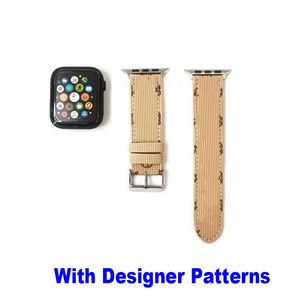 Top Grain Leather Watch Band Straps Quick Release WatchBand Espom Luxury Fashion L Designer Strap 45mm 44mm 42mm Handmade Premium Men for Apple iWatch 8 7 6 5 4 3 2 1 Bands