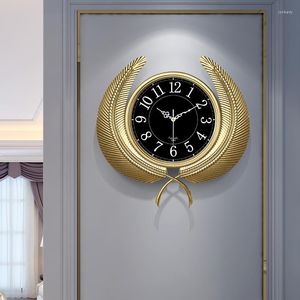Настенные часы American Light Luxury Clock Home Home Restaurant Restaurant Fashion Creative Personality Art