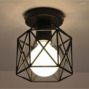 Ceiling Lights Vintage Lamp Nordic Minimalist Creative Aisle Corridor Hallway Porch Personality Home Bedroom Retro Decor Ceil Light