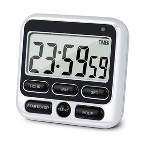 Kitchen Timers Digital Screen Large Display Square Cooking Count Up Countdown Alarm Clock Sleep Stopwatch 221114