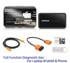 Humzor Nexzsys NS 706 OBD 2 OBD2 Scanner PC Full System 17 Reset Services Chave Programador OBDII Ferramentas de Diagnóstico