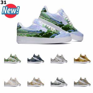 Designer Custom Shoes Casual Schuh Männer Frauen handbemalte Anime Fashion Herren Trainer Outdoor Sport Sneakers Color31