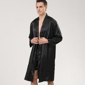 Męska odzież sutowa 2pcs Robeshorts Casual Men Home Clothing Intyment bielizny Zestaw spania z długim rękawem