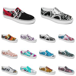 Moda Mens Custom Shoes Homens Mulheres Casual Multi Color117 Femininos de tênis esportivos ao ar livre personalizados