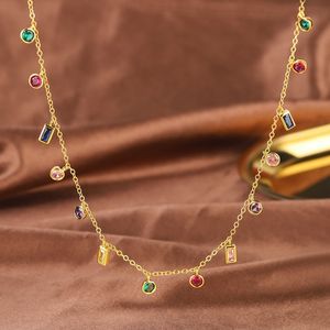 Luxuriöse neu gestaltete Halsketten D Leeter Diamanten Anhänger Damenarmband Messing 18 Karat vergoldet Damen Designerschmuck HDN1 -01