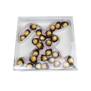 Confezione regalo Caramelle Cioccolato Dolce Cupcake Biscotto Imballaggio a forma di scatola per Pasqua