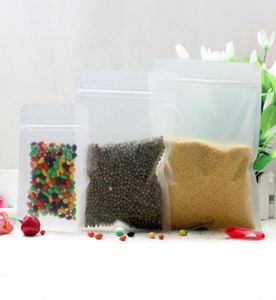 Frosted Transluent Zip Lock Packaging Torby Mat Mat Zipper Clear Pakiet Bag Candy Paking torebka