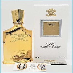 Solid Perfume Per Imperial Millesime 100Ml 3 4Fl Oz Men Women Long Lasting Fragrance Eau De Parfum In Stock Fast Ship Drop Delivery Dhp7T