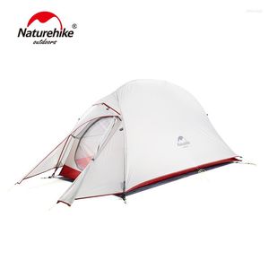 Tenten en schuilplaatsen Naturehike Cloud Up 1 Single Man Persoon Camping Tent Outdoor Ultralight Camp 2022 Bijgewerkte versie NH15T001-T