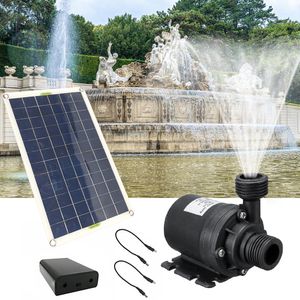 Solar Submersible Aquarium Water Pump, 800L/H 50W Ultra Quiet Fish Pond Fountain Pump for Small Fish Tank