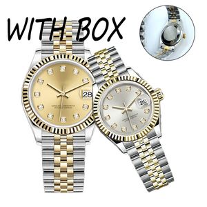 Designer Uomo Movimento automatico 36 / 41MM Orologi meccanici da uomo Acciaio inossidabile completo super luminoso 28 / 31MM Quarzo Orologio da donna Orologio da polso classico stile coppia