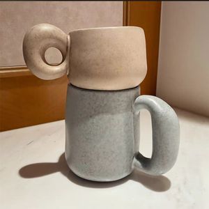 Mugs Turkey Coffee Cup Original Creativity Design Mug Ceramic Big Ear Handle Style Friends Gift Drinkware Office Porcelain of Teacups 221114