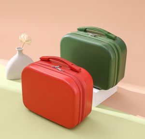Resväskor bagage kosmetisk fodral bärbar professionell med makeupartist hem stor tom förvaring mini resor söt tjej kosmetik 221114